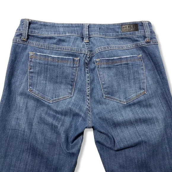 Sold Design Lab Women's Distressed Straight Leg Blue Jeans Women's Size 26 - Picture 6 of 12